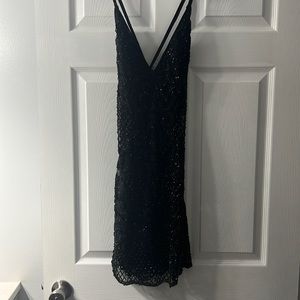 Black Primavera Homecoming Dress
